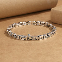 KarmaRipple's Dragon Om Mani Padme Hum Engraved Bronze Fortune Success Bracelet