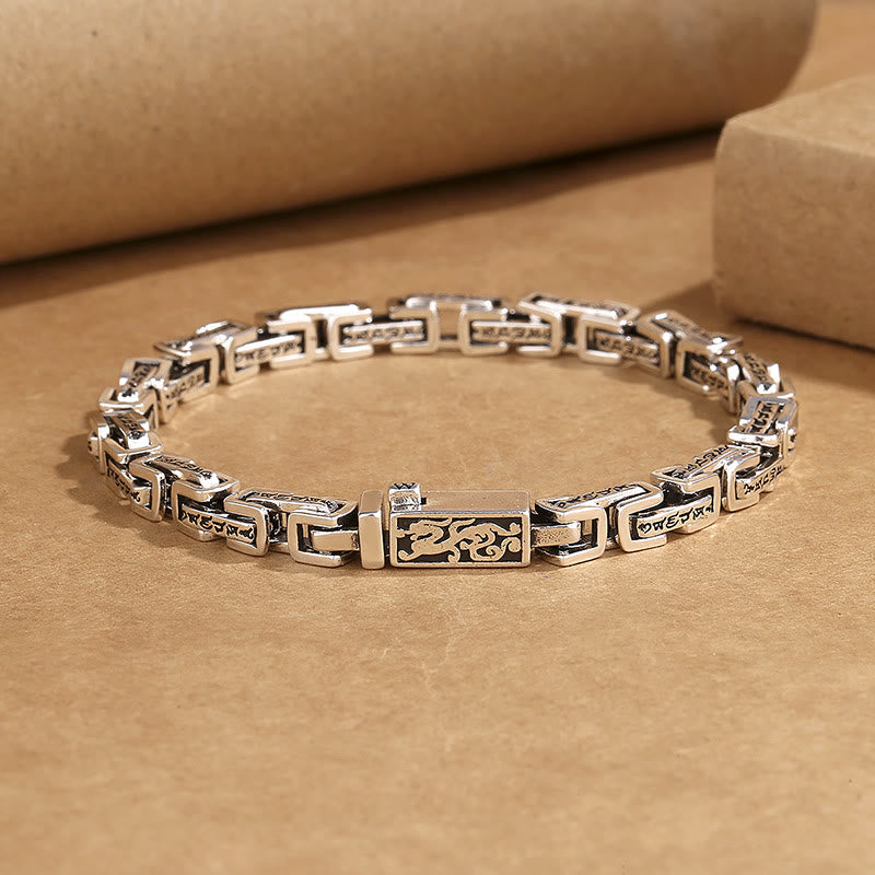 KarmaRipple's Dragon Om Mani Padme Hum Engraved Bronze Fortune Success Bracelet p10