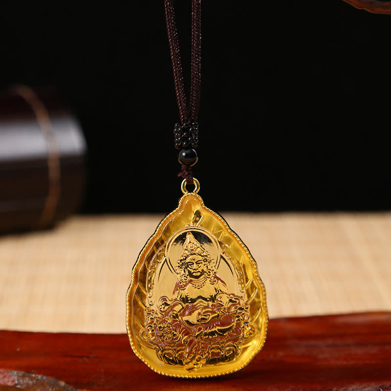 KarmaRipple's Tibetan Buddha Liuli Gemstone Serenity Pendant Necklace p12