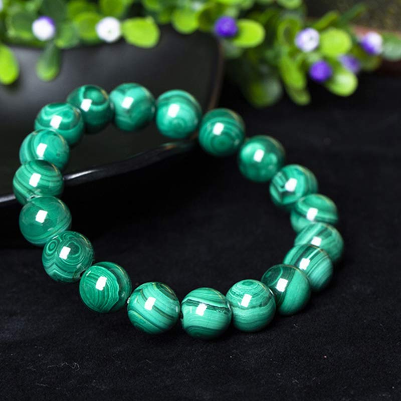 KarmaRipple's Authentic Malachite Protection Calmness Bracelet p9