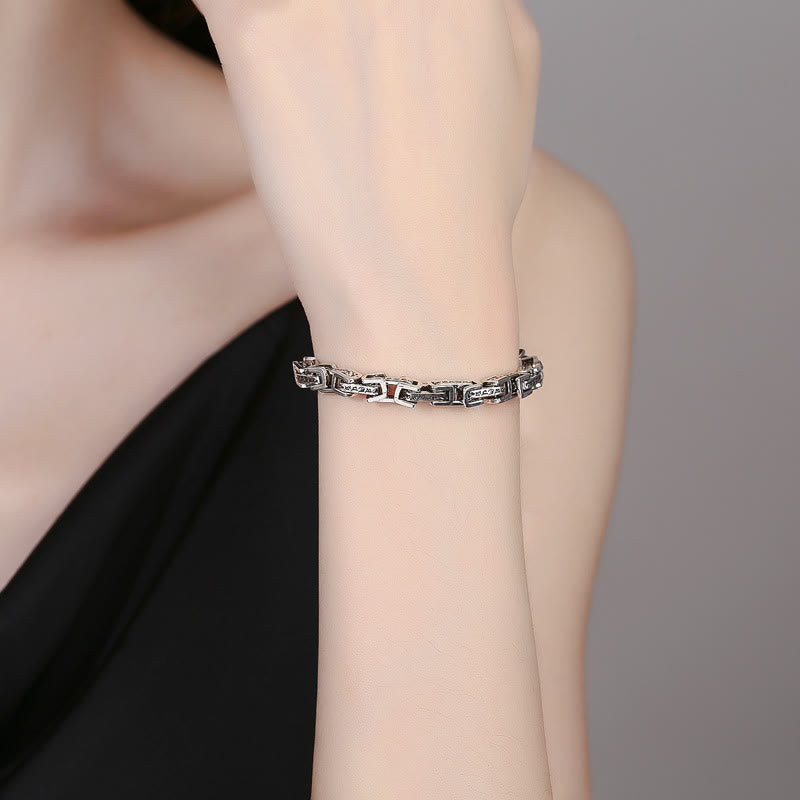 KarmaRipple's Dragon Om Mani Padme Hum Engraved Bronze Fortune Success Bracelet p4