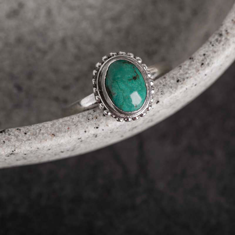 KarmaRipple's 925 Sterling Silver Turquoise Wisdom Love Ring p8