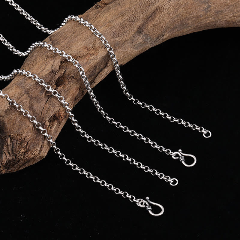 KarmaRipple's 925 Sterling Silver Zakiram Goddess of Wealth Om Mani Padme Hum Peace Pendant Necklace p13