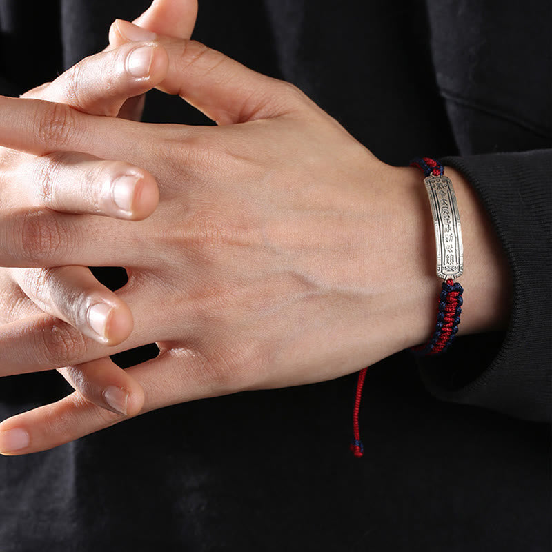 KarmaRipple's 925 Sterling Silver Peace Amulet Protection Bracelet p8