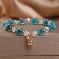 KarmaRipple's Candy Agate Balancing Balance Bead Talisman Bracelet