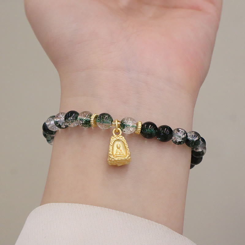 KarmaRipple's Authentic Green Phantom Confidence Gourd Buddha Talisman Bracelet p14