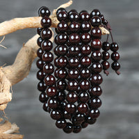 KarmaRipple's Gold Star Small Leaf Red Sandalwood Chinese Knotting Protection Bracelet