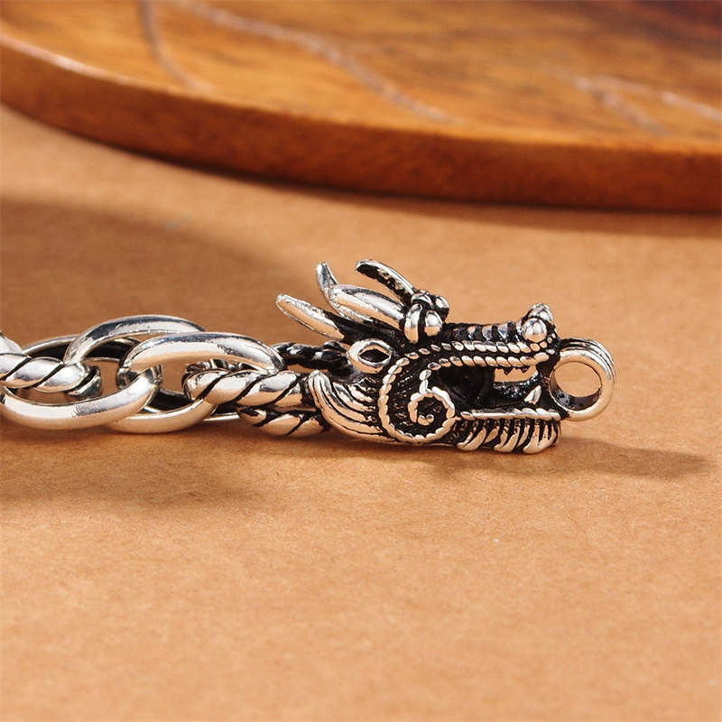 KarmaRipple's 925 Sterling Silver Dragon Fortune Protection Bracelet p5