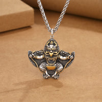 KarmaRipple's Tibet Garuda Bird Bronze Protection Pendant Necklace