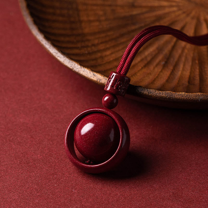 KarmaRipple's Cinnabar Om Mani Padme Hum PiXiu Blessing Fortunate Bead Pendant Necklace p11