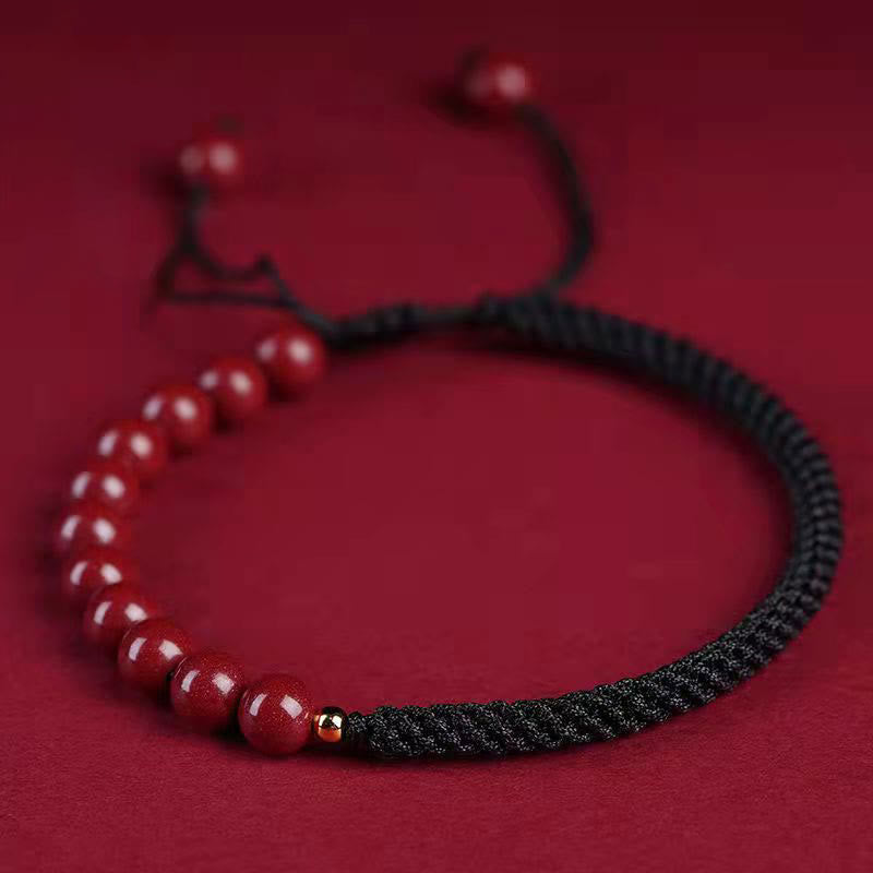 KarmaRipple's Authentic Cinnabar King Kong Weave Blessing String Bracelet p35