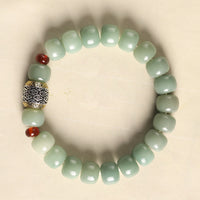 KarmaRipple's Bodhi Seed Auspicious Cloud Fu Character Bead Peace Bracelet