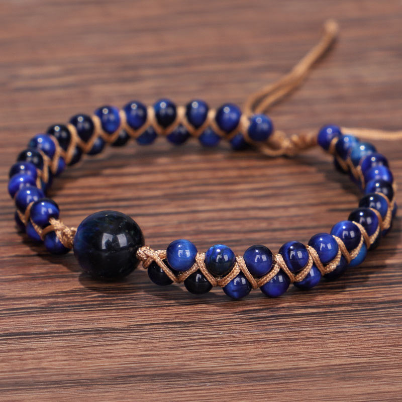 KarmaRipple's Divine Blue Tiger Eye Stone Protection Bracelet p6