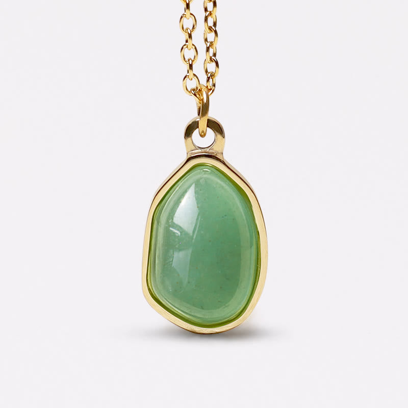 KarmaRipple's Authentic Green Aventurine Amethyst Rose Quartz Blessing Pendant Necklace p18