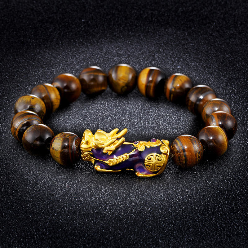 KarmaRipple's Tibetan Handcrafted Tiger Eye Feng Shui Bracelet p2