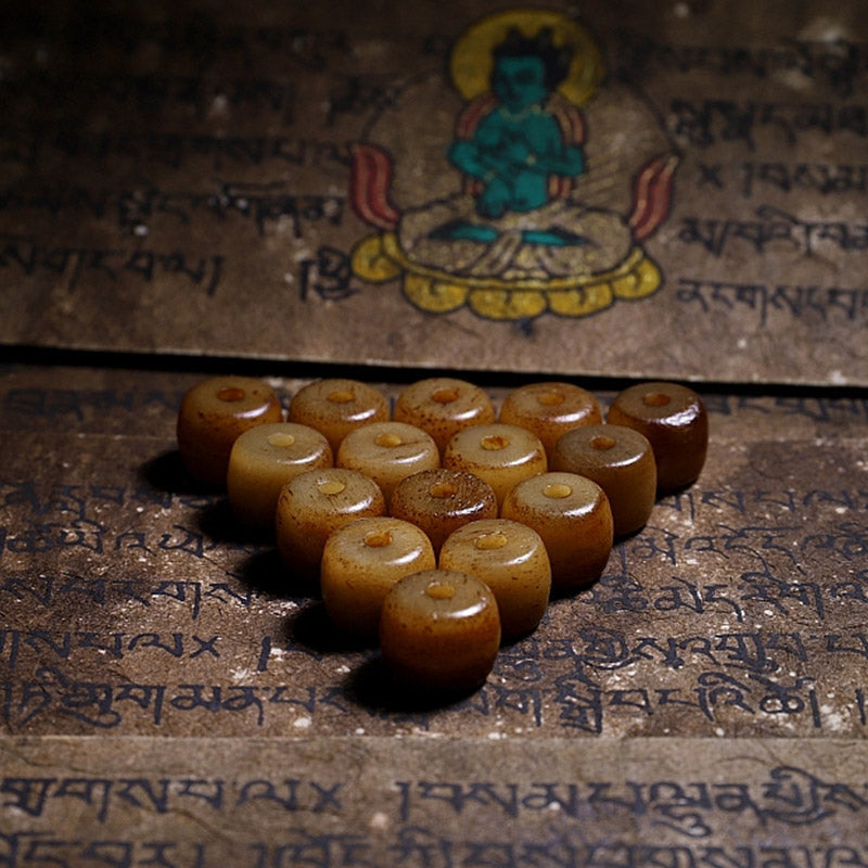 KarmaRipple's Tibetan Yak Bone Balance Strength Wrist Mala p11