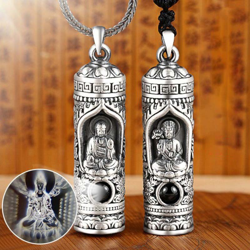 KarmaRipple's Chinese Zodiac Natal Buddha Projection Prosperity Pendant Necklace p17