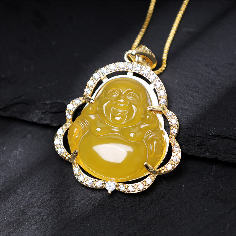 KarmaRipple's Good Fortune Laughing Buddha Pendant p19