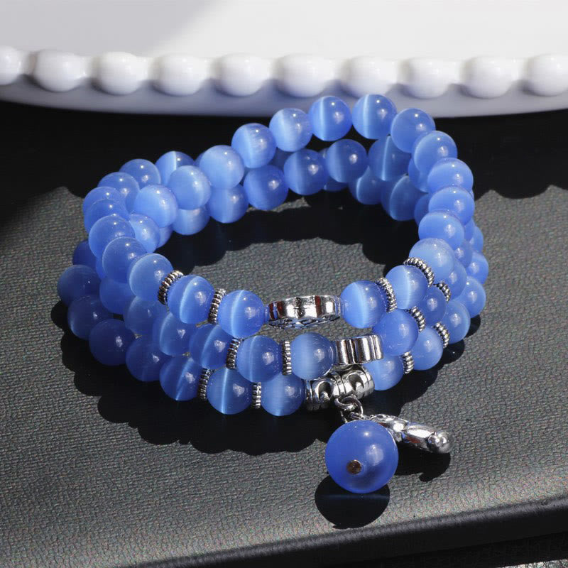 KarmaRipple's Cat Eye PiXiu Support Triple Wrap Bracelet p40