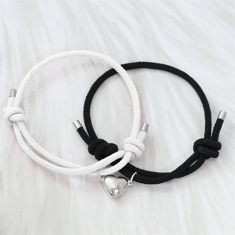 KarmaRipple's 2Pcs Love Magnetic Pair String Strength Bracelet p12