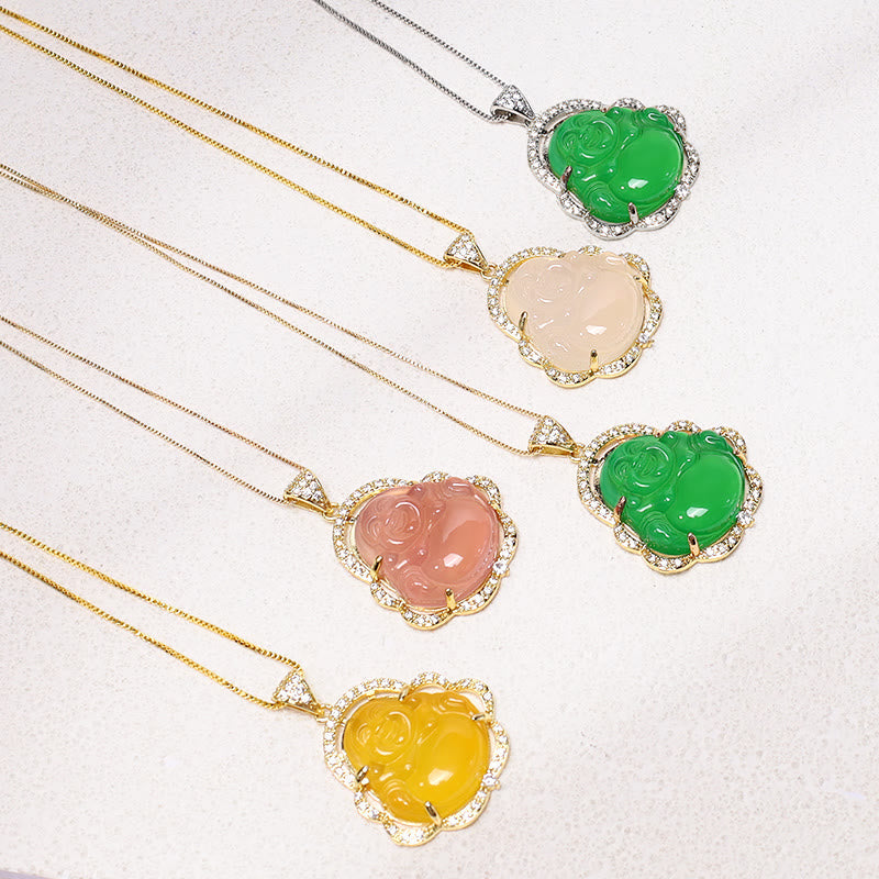 KarmaRipple's Good Fortune Laughing Buddha Pendant p6