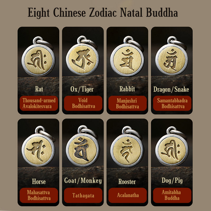 KarmaRipple's Chinese Zodiac Natal Buddha 108 Mala Beadwork Small Leaf Red Sandalwood Red Agate PiXiu Protection Bracelet p16