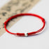 Square Bead / Red(Wrist Circumference 14-18cm)