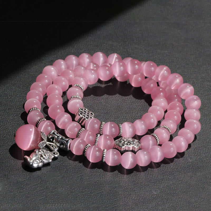 KarmaRipple's Cat Eye PiXiu Support Triple Wrap Bracelet p29