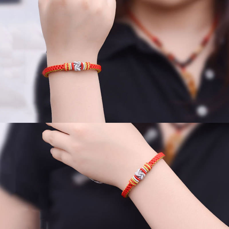 KarmaRipple's Colorful Rope True Love Weave Fortune Handmade Bracelet p15