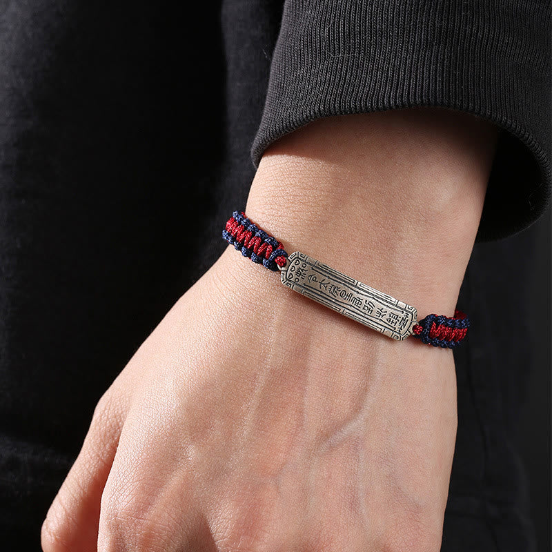 KarmaRipple's 925 Sterling Silver Peace Amulet Protection Bracelet p5