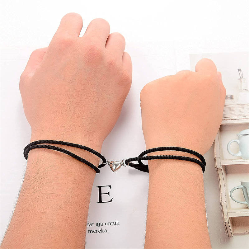 KarmaRipple's 2Pcs Love Magnetic Pair String Strength Bracelet p23