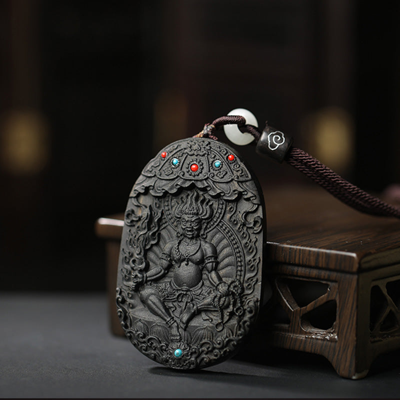 KarmaRipple's Chinese Zodiac Natal Buddha Agarwood Om Mani Padme Hum Lotus Peace Pendant Necklace p16