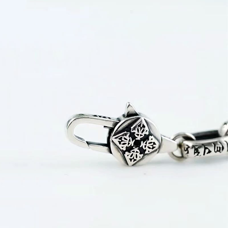 KarmaRipple's Om Mani Padme Hum Double Dorje Bronze Engraved Wisdom Bracelet p11