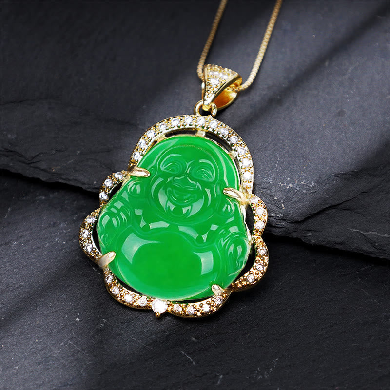 KarmaRipple's Good Fortune Laughing Buddha Pendant p7