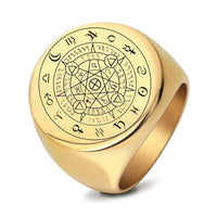 KarmaRipple's 12 Constellations of the Zodiac Protection Blessing Ring
