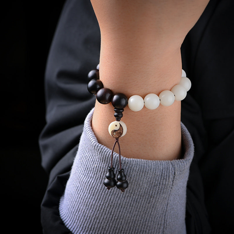KarmaRipple's Ebony YinYang Protection Bracelet Decoration p5