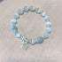 Cat's Eye&Blue Crystal(Wrist Circumference 14-16cm)