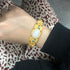 White Jade&Golden Bangle