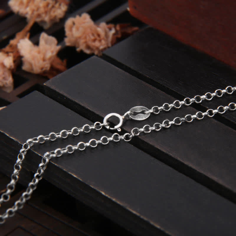 KarmaRipple's 999 Sterling Silver Buddha Demon Serenity Pendant Necklace p12