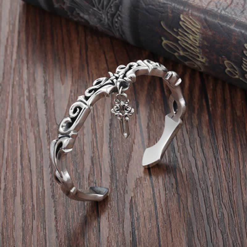 KarmaRipple's Viking Style Twisted Woven Pattern Bronze Balance Bracelet p6