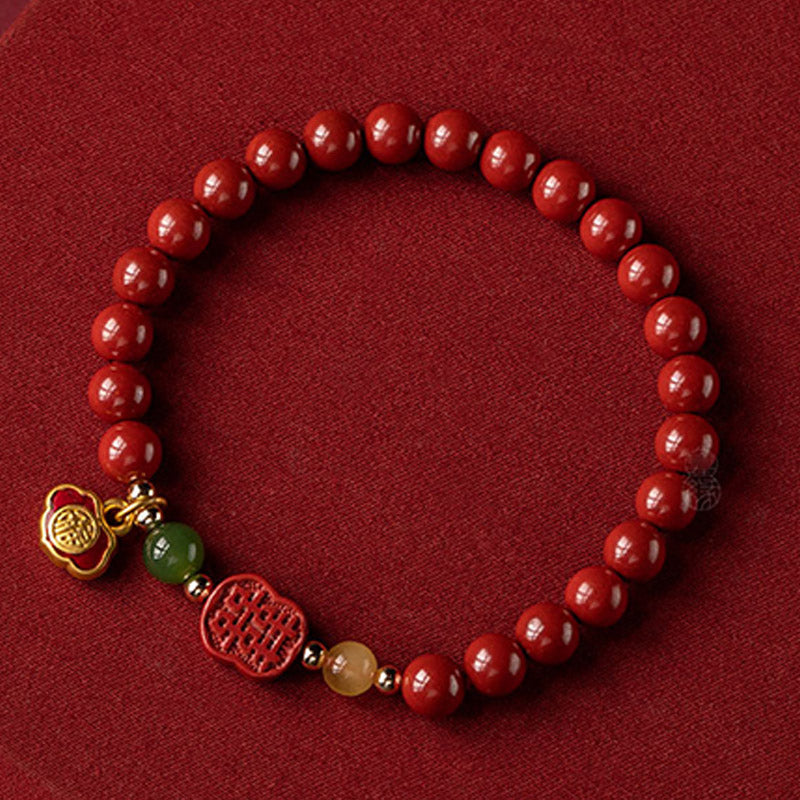 KarmaRipple's Cinnabar Happiness Calm Bracelet p9