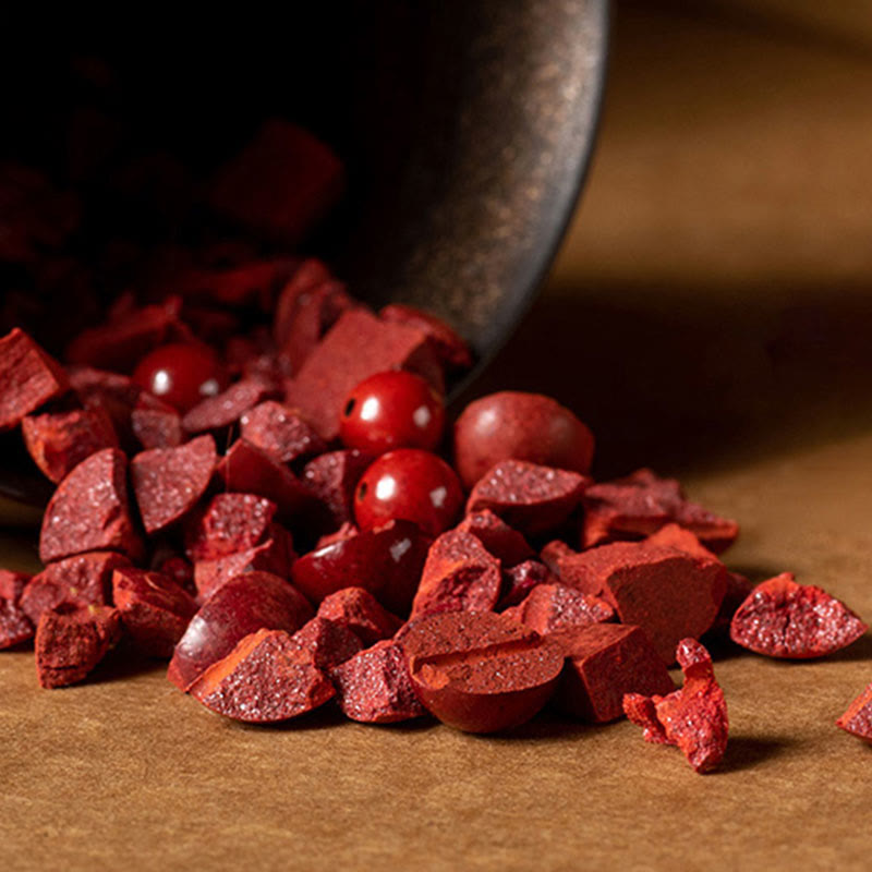 KarmaRipple's Tibet Cinnabar Om Mani Padme Hum Engraved Blessing Woven Bracelet p19