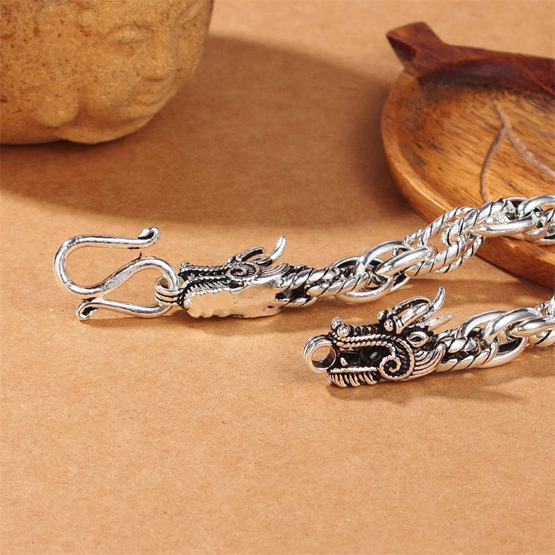 KarmaRipple's 925 Sterling Silver Dragon Fortune Protection Bracelet p6