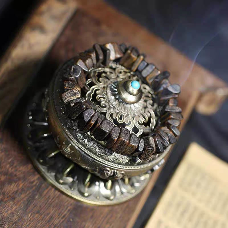 KarmaRipple's Tarakan Agarwood Square Beadwork Strength Bracelet p4