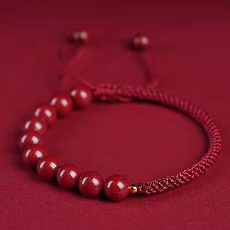 KarmaRipple's Authentic Cinnabar King Kong Weave Blessing String Bracelet p4