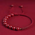 Cinnabar Dark Red String / 8mm