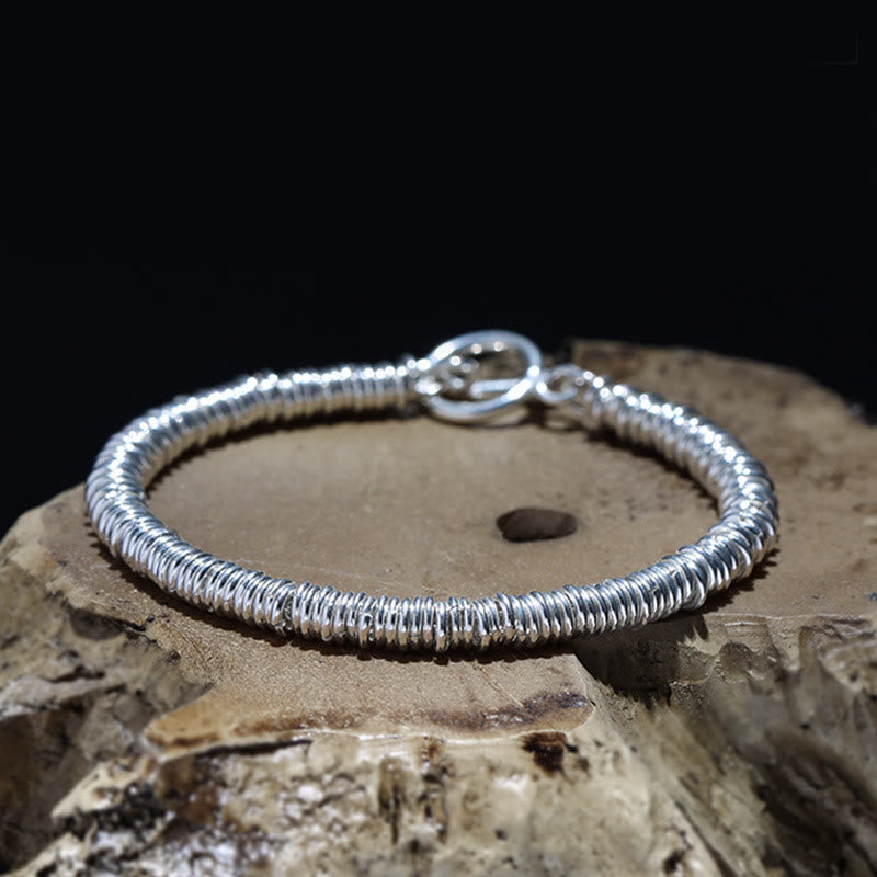 KarmaRipple's Simple Circle Pattern Design Fortune Chain Bracelet p2