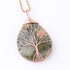 Unakite Rose Gold Tree
