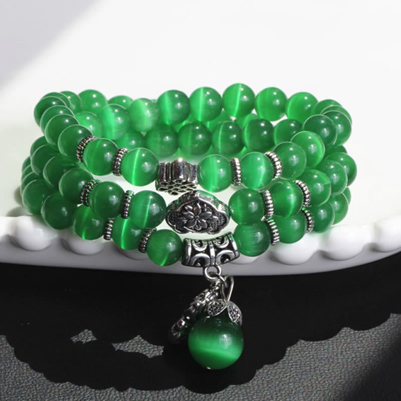 KarmaRipple's Cat Eye PiXiu Support Triple Wrap Bracelet p13