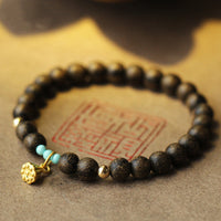KarmaRipple's Agarwood Lotus Strength Bracelet